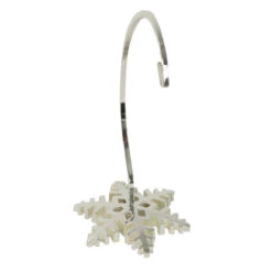 Northlight 10.25" Silver Snowflake Shaped Christmas Ornament Holder -Chic Christmas Decoration northlight wy15254 1 51547.1587644073