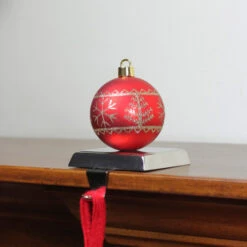 Northlight 5.5" Red And Gold Snowflake And Christmas Tree Ball Ornament Stocking Holder 5 Northlight 5.5" Red And Gold Snowflake And Christmas Tree Ball Ornament Stocking Holder -Chic Christmas Decoration northlight wy15259 4 23037.1664901050