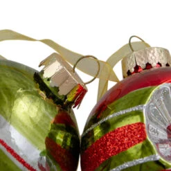 Northlight 6ct Silver And Red 2-Finish Retro Reflector Christmas Ball Ornaments 2.75" (55mm) -Chic Christmas Decoration northlight wy27590 1 69375.1668241546