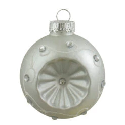 Northlight 6ct Red And Silver Retro Reflector Matte Glass Christmas Ball Ornament Set 3.25" (82mm) -Chic Christmas Decoration northlight wy27598 2 27008.1588344184