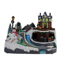 Northlight 10" LED Lighted Animated Train Christmas Village