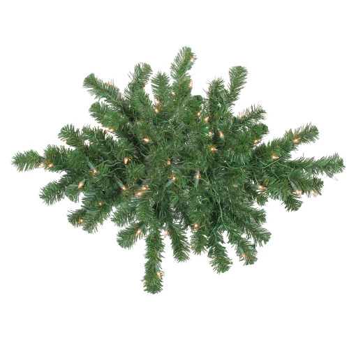 Northlight 28 Pre-Lit Windsor Pine Artificial Christmas Swag - Clear Lights 1 Northlight 28 Pre-Lit Windsor Pine Artificial Christmas Swag - Clear Lights