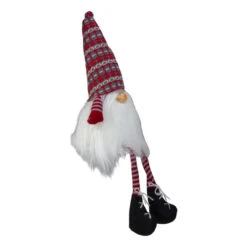 Northlight 23" Red And Gray Striped Christmas Santa Gnome With Dangling Legs 7 Northlight 23" Red And Gray Striped Christmas Santa Gnome With Dangling Legs -Chic Christmas Decoration northlight yj02255 1 96026.1587645151