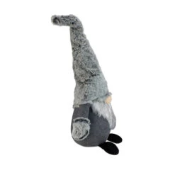 Northlight 20" Gray Sitting Tabletop Christmas Gnome With Faux Fur Hat -Chic Christmas Decoration northlight yj02270 1 97261.1588402925