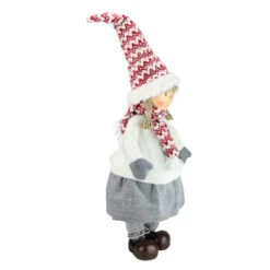 Northlight 24" White And Gray Young Girl Gnome Christmas Tabletop Decor -Chic Christmas Decoration northlight yj14731 b 3 34698.1599786793