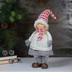 Northlight 19.5" Red And Gray Christmas Gnome Tabletop Decor 5 Northlight 19.5" Red And Gray Christmas Gnome Tabletop Decor -Chic Christmas Decoration northlight yj14733 3 51192.1588415598