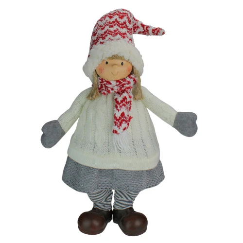 Northlight 19.5" Red And Gray Christmas Gnome Tabletop Decor 1 Northlight 19.5" Red And Gray Christmas Gnome Tabletop Decor