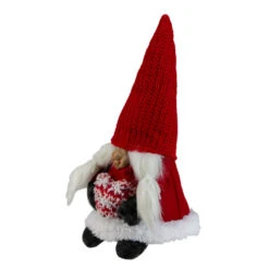 Northlight 13.5" Red And Gray Smiling Woman Christmas Gnome Tabletop Figure -Chic Christmas Decoration northlight yj36282 b 02 89739.1587645150