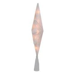 Northlight 11" Lighted Frosted Clear And Rose Gold Bethlehem Star Christmas Tree Topper - Clear Lights -Chic Christmas Decoration northlight ys27537 1 60267.1664990322
