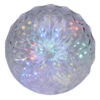 Northlight 6" LED Lighted Multi-Color Hanging Crystal Sphere Outdoor Christmas Decoration