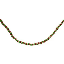 Northlight 5' Green, Gold And Red Jingle Bell Christmas Garland, Unlit -Chic Christmas Decoration northlight ys28302 02 25541.1686665008