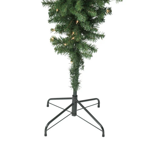Northlight 5.5' Pre-Lit Medium Spruce Upside Down Artificial Christmas Tree - Clear Lights 3 Northlight 5.5' Pre-Lit Medium Spruce Upside Down Artificial Christmas Tree - Clear Lights - Image 3