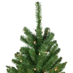 Northlight 7.5' Pre-Lit Pencil White River Fir Artificial Christmas Tree - Clear Lights -Chic Christmas Decoration northlight z16022 3 15732.1665610747