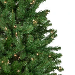Northlight 7.5' Pre-Lit Pencil White River Fir Artificial Christmas Tree - Clear Lights -Chic Christmas Decoration northlight z16022 6new 24054.1665610747