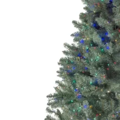Northlight 7.5' Pre-Lit Medium Blue Spruce Artificial Christmas Tree - Multicolor LED Lights 7 Northlight 7.5' Pre-Lit Medium Blue Spruce Artificial Christmas Tree - Multicolor LED Lights -Chic Christmas Decoration northlight z16060 1new 18071.1666129160
