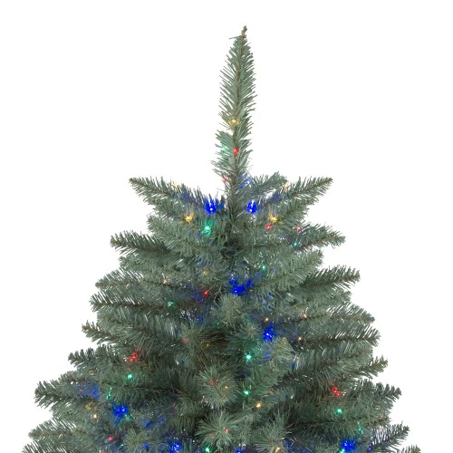 Northlight 7.5' Pre-Lit Medium Blue Spruce Artificial Christmas Tree - Multicolor LED Lights 4 Northlight 7.5' Pre-Lit Medium Blue Spruce Artificial Christmas Tree - Multicolor LED Lights - Image 4