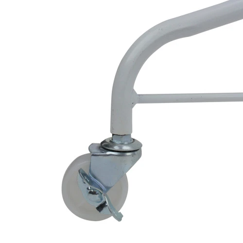 Northlight White Metal Rolling Christmas Tree Stand For 9'-12' Artificial Trees 3 Northlight White Metal Rolling Christmas Tree Stand For 9'-12' Artificial Trees - Image 3