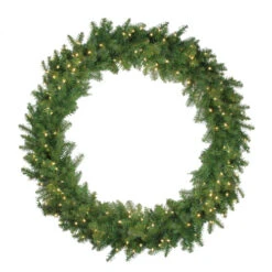 Chic Christmas Decoration 13 Northlight Pre-Lit Northern Pine LED Artificial Christmas Wreath - 48-Inch, Warm White Lights