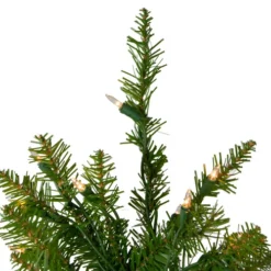 Northlight 4' Pre-Lit Full Northern Pine Artificial Christmas Tree, Clear Lights -Chic Christmas Decoration northlight z84470 2 37667.1588370625