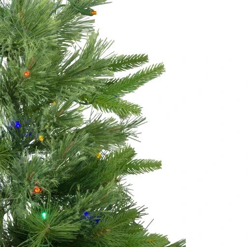 Northlight 3' X 29 Pre-Lit Ashcroft Cashmere Pine Full Artificial Christmas Tree - Multi LED Lights 4 Northlight 3' X 29 Pre-Lit Ashcroft Cashmere Pine Full Artificial Christmas Tree - Multi LED Lights - Image 4