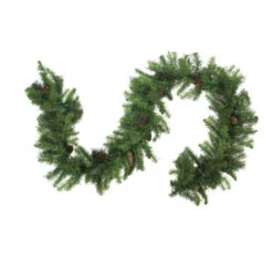 Northlight 9' X 16" Dakota Red Pine Cones Artificial Christmas Garland, Unlit