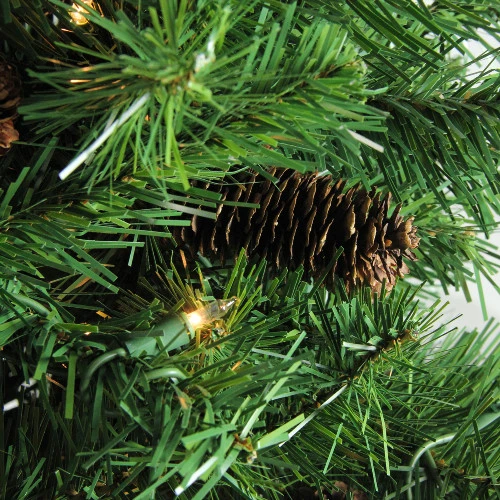 Northlight 6.5' Pre-Lit Medium Red Pine Artificial Christmas Tree - Clear Lights 3 Northlight 6.5' Pre-Lit Medium Red Pine Artificial Christmas Tree - Clear Lights - Image 3