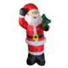 Northlight 8' Red And White Animated Inflatable Standing Santa Claus Christmas Yard Decor