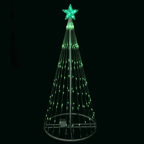 Northlight 4' Green LED Lighted Christmas Tree Show Cone Outdoor Decoration 1 Northlight 4' Green LED Lighted Christmas Tree Show Cone Outdoor Decoration