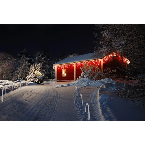 Northlight Pack Of 3 Clear Lighted Christmas Arch Pathway Markers 20" 2 Northlight Pack Of 3 Clear Lighted Christmas Arch Pathway Markers 20" - Image 2