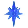 Northlight 19" LED Blue Twinkling 3D Bethlehem Star Hanging Christmas Decoration