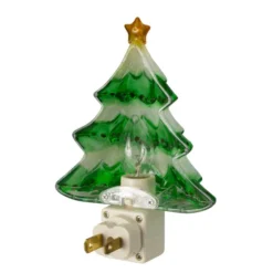 Northlight 5.5" Green And White Beaded Frosted Christmas Tree Night Light 5 Northlight 5.5" Green And White Beaded Frosted Christmas Tree Night Light -Chic Christmas Decoration northlightct 70 636 107 2 56759.1588369271