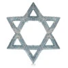 Northlight 36" Lighted Star Of David Hanging Hanukkah Outdoor Decoration