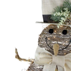 Northlight 48" LED Lighted Rattan Snowman Outdoor Christmas Decoration -Chic Christmas Decoration northlightd 19 33730a 2 69133.1587645271