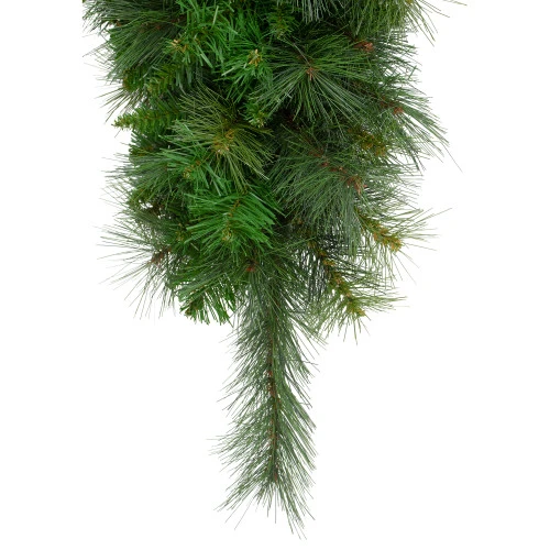 Northlight 32" Canyon Pine Artificial Christmas Teardrop Swag - Unlit 3 Northlight 32" Canyon Pine Artificial Christmas Teardrop Swag - Unlit - Image 3