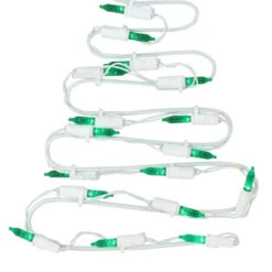 Northlight 12.5" LED Lighted White Battery Operated Christmas Tree Window Silhouette Decoration -Chic Christmas Decoration northlightzg15722 07448.1665519664