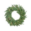 Northlight Pre-Lit Mixed Pine Artificial Christmas Wreath - 24-Inch, Clear Lights