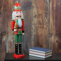Northlight 24" Red And Green Wooden Christmas Nutcracker King With Scepter -Chic Christmas Decoration o5djaelog9ir4kxtidim9vzygawhgk5w 81414.1587645148