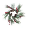 Northlight Berries With Pine Cones And Pine Sprigs Artificial Christmas Wreath - 32-Inch, Unlit