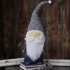 Northlight 27.5" Blue And Gray Standing Santa Gnome Tabletop Decor 6 Northlight 27.5" Blue And Gray Standing Santa Gnome Tabletop Decor -Chic Christmas Decoration opvjtnijunqnauwcfm8znoazfaufbnq4 36384.1588415527