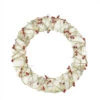 Northlight Pre-Lit Berry Artificial Christmas Wreath - 18-Inch, Clear Lights