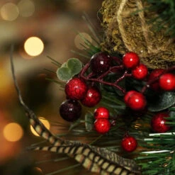 Northlight Mixed Pine Berry And Burlap Poinsettia Artificial Christmas Wreath - 24-Inch, Unlit -Chic Christmas Decoration rc6c5dlq7q1njvtykylfydaglasenyle 64251.1588357523