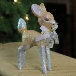 Northlight 9.5” Silver And Gold Glitter Standing Deer Christmas Decoration -Chic Christmas Decoration rly4hkrjjvofat6h1uoitrxexrwb4qv4 82780.1588404132