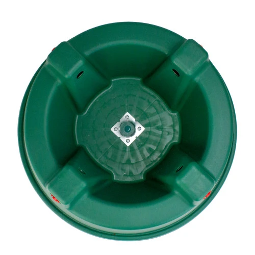 Northlight 21" Wide Mouth Green And Red Watering Christmas Tree Stand - Trees Up To 8ft 2 Northlight 21" Wide Mouth Green And Red Watering Christmas Tree Stand - Trees Up To 8ft - Image 2