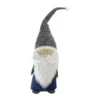 Northlight 27.5" Blue And Gray Standing Santa Gnome Tabletop Decor
