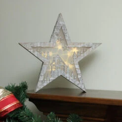 Northlight 11" Silver Rustic LED Lighted Star Christmas Decor -Chic Christmas Decoration umzzs9nrnb0rp0csgckgrn9cdaladwkz 31012.1588415473