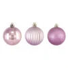 Northlight 100ct Purple Shatterproof 3-Finish Christmas Ball Ornaments 2.5" (60mm)