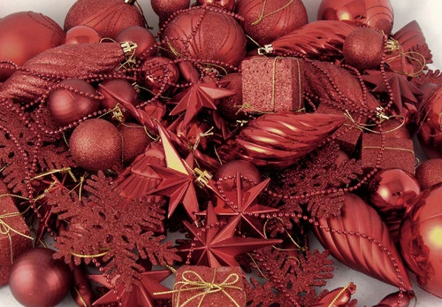 Northlight 125ct Apple Red Shatterproof 3-Finish Christmas Ornaments 5.5" 3 Northlight 125ct Apple Red Shatterproof 3-Finish Christmas Ornaments 5.5" - Image 3