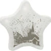 Northlight 8" Pre-Lit White LED Sparkle Star Winter Scene Christmas Tabletop Decor