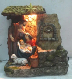 Northlight 14" Brown And Gray Holy Family Religious Nativity Fountain With Lamp Tabletop Christmas Decoration -Chic Christmas Decoration ygcgkwtscnkyrp8ii2vwvtvpkuham7sg 94868.1588362611